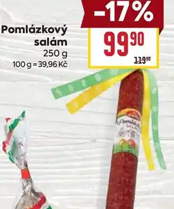 Billa Pomlázkový salám nabídka