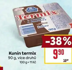 Billa Kunín termix nabídka