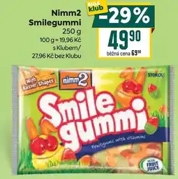Billa Nimm2 Smilegummi nabídka