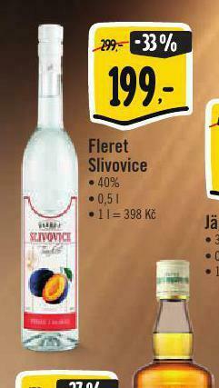 Albert Fleret slivovice nabídka