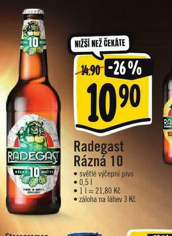 Albert Pivo radegast rázná 10 nabídka