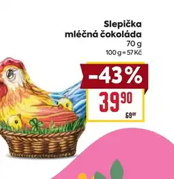 Billa Slepička mléčná čokoláda nabídka