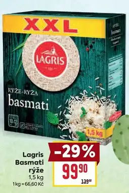 Billa Lagris Basmati rýže nabídka