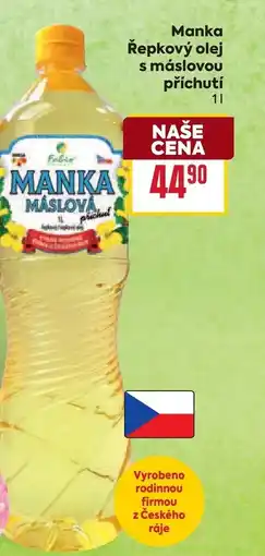 Billa Manka Řepkový olej s máslovou příchutí nabídka