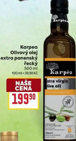 Billa Karpea Olivový olej extra panenský řecký nabídka