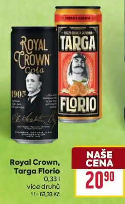 Billa Royal Crown, Targa Florio nabídka