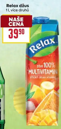 Billa Relax džus nabídka