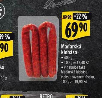 Albert Maďarská klobása nabídka