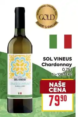 Billa SOL VINEUS Chardonnay nabídka
