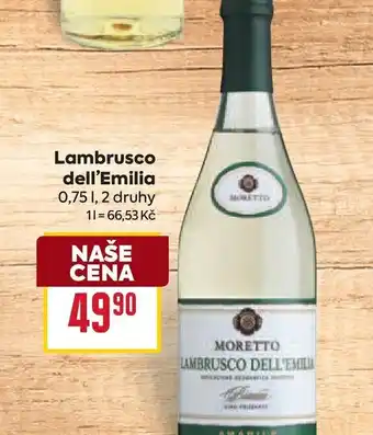 Billa Lambrusco dell'Emilia nabídka