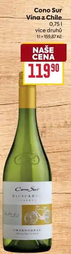 Billa Cono Sur Vína z Chile nabídka