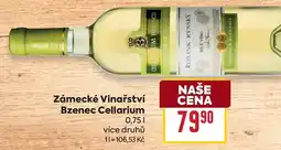 Billa Zámecké Vinařství Bzenec Cellarium nabídka