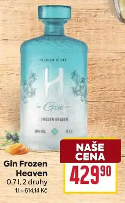 Billa Gin Frozen Heaven nabídka