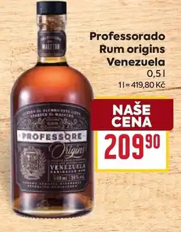 Billa Professorado Rum origins Venezuela nabídka