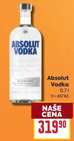Billa Absolut Vodka nabídka