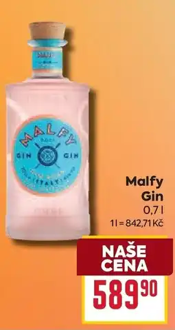 Billa Malfy Gin nabídka