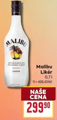 Billa Malibu Likér nabídka
