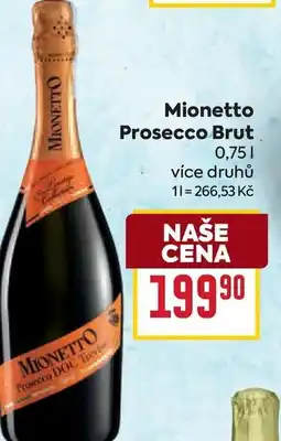 Billa Mionetto Prosecco Brut nabídka