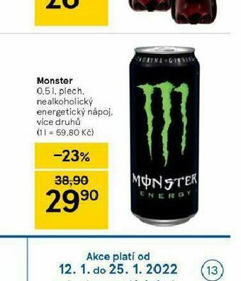 Tesco Monster nabídka