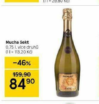 Tesco Mucha sekt nabídka
