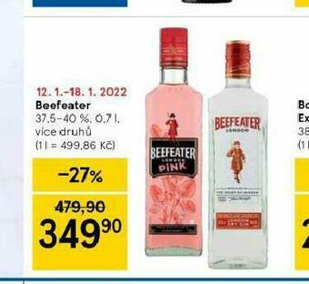Tesco Beefeater nabídka