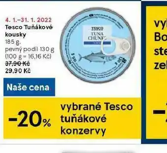 Tesco tuňákové kousky