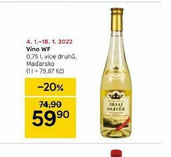 Tesco Víno wf nabídka