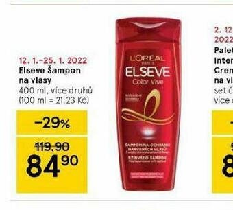 Tesco Loreal elseve šampon nabídka