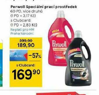 Tesco Perwoll speciální gel na praní nabídka