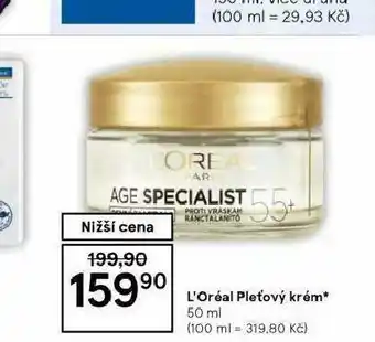 Tesco Loreal pleťový krém nabídka