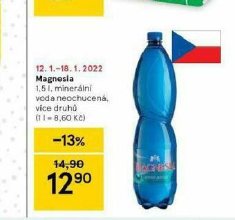 Tesco Magnesia nabídka
