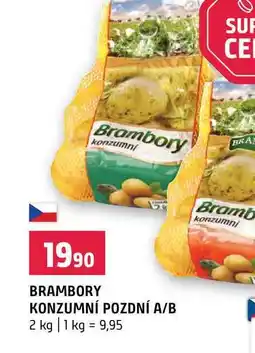 Terno BRAMBORY KONZUMNÍ POZDNÍ A/B 2 kg 1 kg nabídka