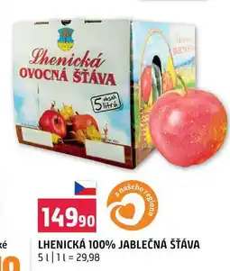 Terno LHENICKÁ 100% JABLEČNÁ ŠŤÁVA nabídka