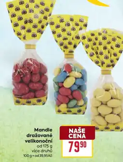 Billa Mandle dražované velikonoční nabídka