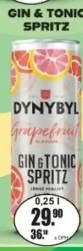 Adam Dynybyl gin & tonic spritz nabídka