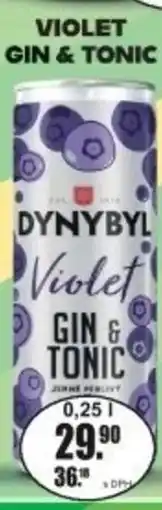 Adam Dynybyl violet gin & tonic nabídka