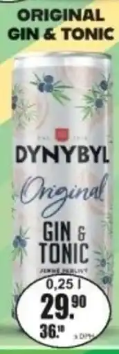 Adam Dynybyl original gin & tonic nabídka