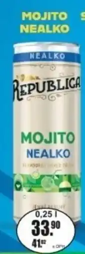 Adam Republica mojito nealko nabídka