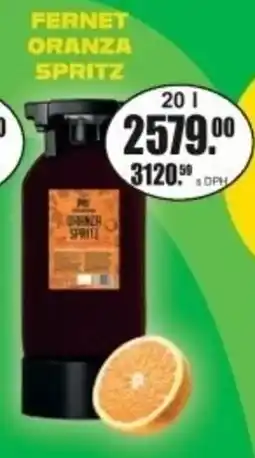 Adam Fernet oranza spritz nabídka