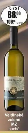 Adam Veltlínské zelené MZ suché nabídka