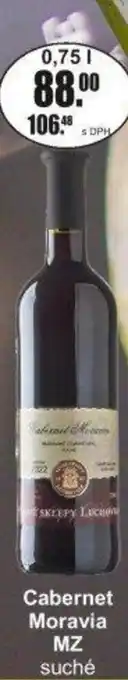 Adam Cabernet Moravia MZ suché nabídka