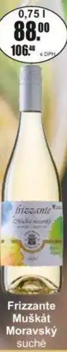 Adam Frizzante Muškát Moravský suché nabídka
