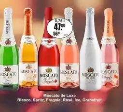 Adam Moscato de Luxe Bianco, Spritz, Fragola, Rosé, Ice, Grapefruit nabídka