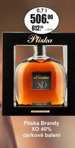 Adam Pliska Brandy XO 40% dárkové balení nabídka