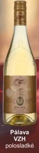 Adam Pálava VZH polosladké nabídka