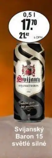 Adam Svijanský Baron 15 světlé silné nabídka