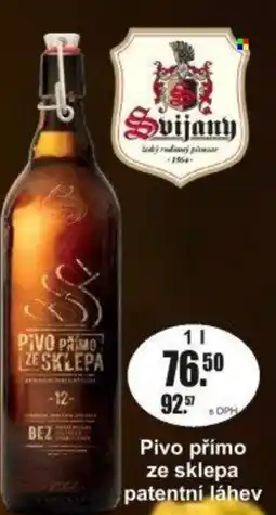 Adam Pivo přímo ze sklepa patentní láhev nabídka