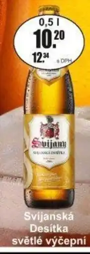 Adam Svijanská Desítka světlé výčepní nabídka