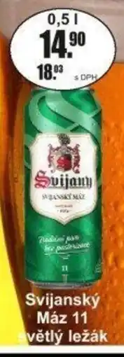 Adam Svijanský Máz 11 větlý ležák nabídka