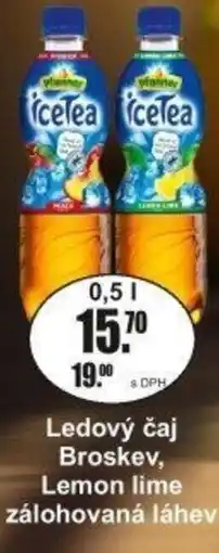 Adam Ledový čaj Broskev, Lemon lime zálohovaná láhev nabídka